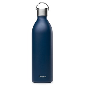 Qwetch bouteille isotherme active Bleu foncé