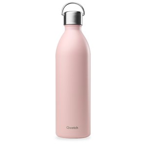 Qwetch bouteille isotherme active Rose