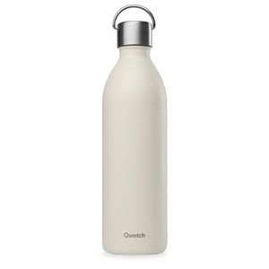 Qwetch bouteille isotherme active Beige