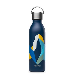 Qwetch bouteille isotherme active Bleu foncé