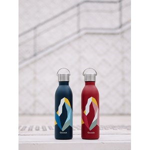 Qwetch bouteille isotherme active Bleu foncé