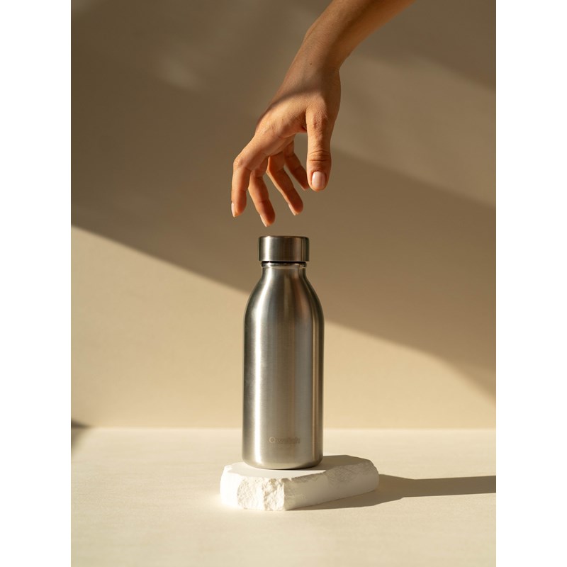 Qwetch bouteille isotherme icon - inox