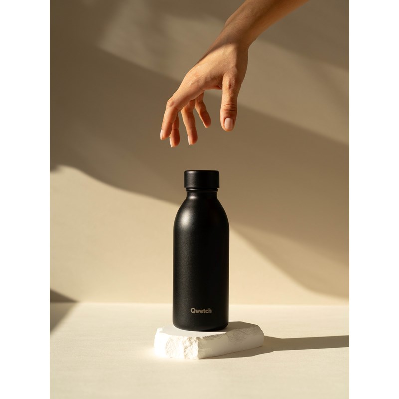 Qwetch bouteille isotherme icon - noir