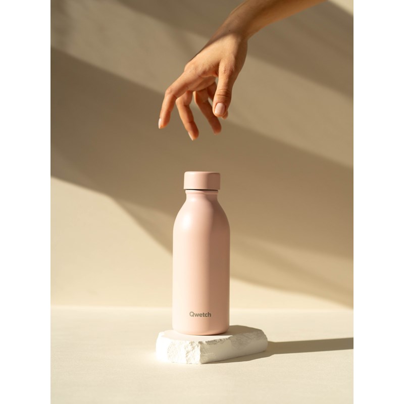 Qwetch bouteille isotherme icon - rose