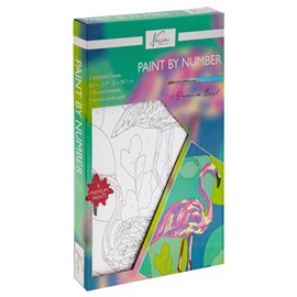 Peinture par numéros flamant ros