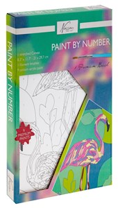 Peinture par numéros flamant ros