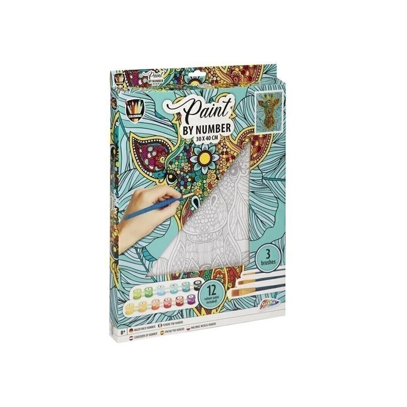 Peinture par numéros girafe 30