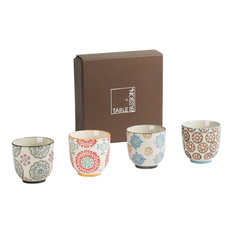 Table Passion - Coffret de 4 gobelets à thé