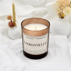 Bougie parfumée citronnelle 180g