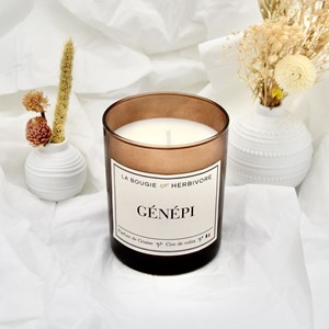 Bougie parfumée génépi 180g