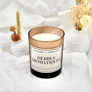 Bougie parfumée herbes aromatiques 180g