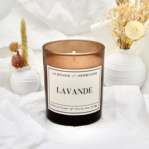 Bougie parfumée lavande 180g