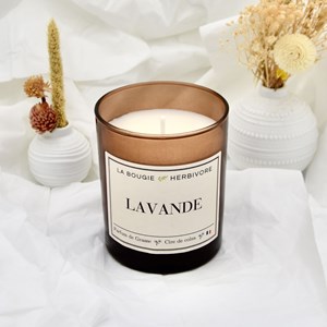 Bougie parfumée lavande 180g
