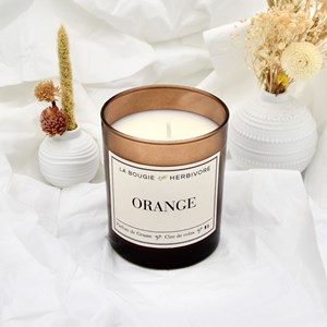 Bougie parfumée orange 180g