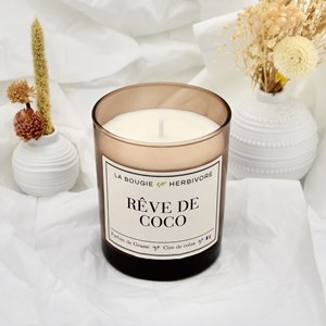 Bougie parfumée rêve de coco 180g