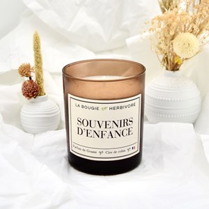 Bougie parfumée souvenirs d'enfance 180g