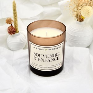 Bougie parfumée souvenirs d'enfance 180g