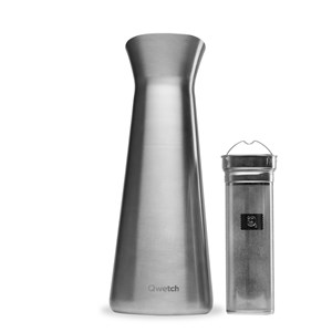 Qwetch carafe isotherme inox - 1000ml Argenté