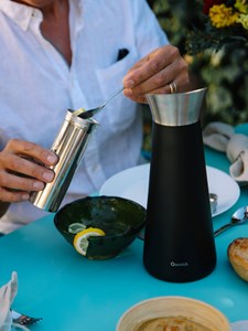 Qwetch carafe isotherme inox noir 1000ml Noir