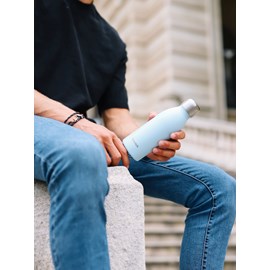 Qwetch bouteille inox one bleu - 500ml