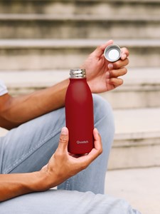Qwetch bouteille inox one rouge - 500ml Rouge