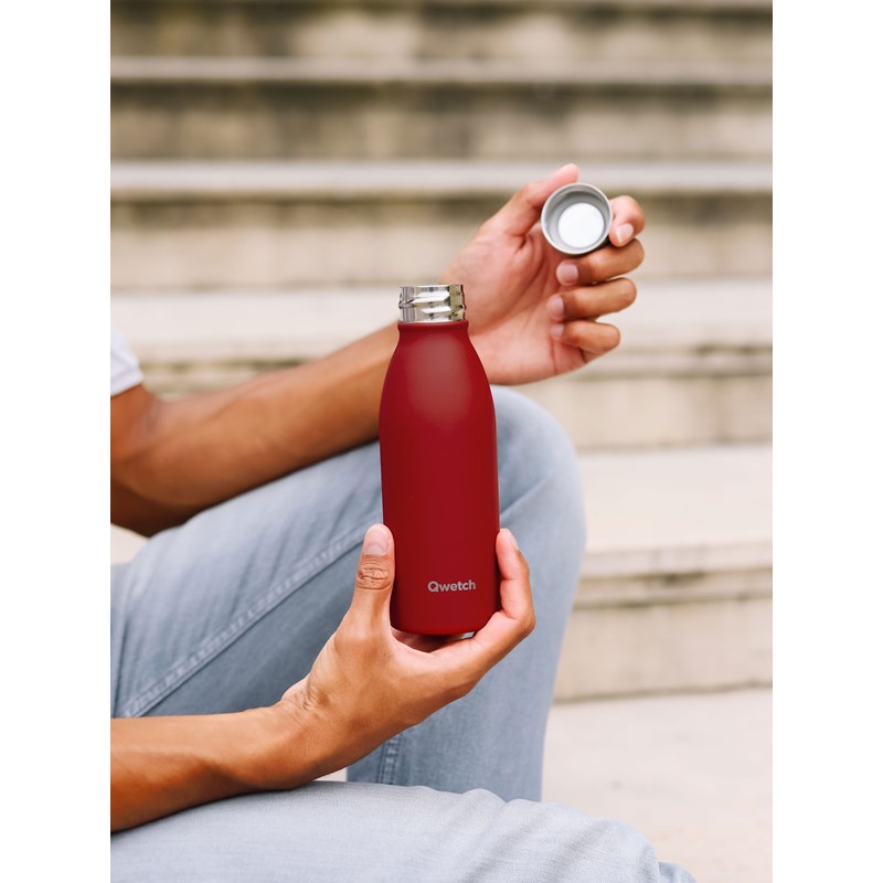 Qwetch bouteille inox one rouge - 500ml