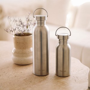 Qwetch gourde inox - inox brossé - 500ml