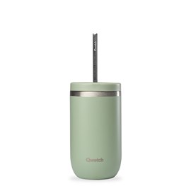 Qwetch cold cup isotherme inox vert