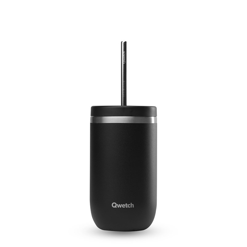 Qwetch cold cup isotherme inox - noir