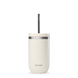 Qwetch cold cup isotherme inox sable
