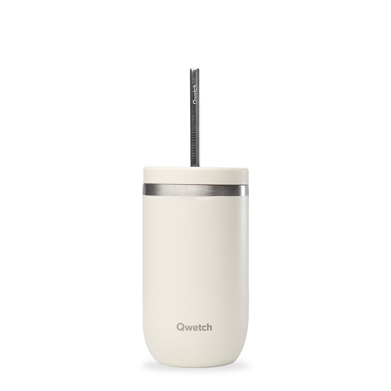 Qwetch cold cup isotherme inox sable