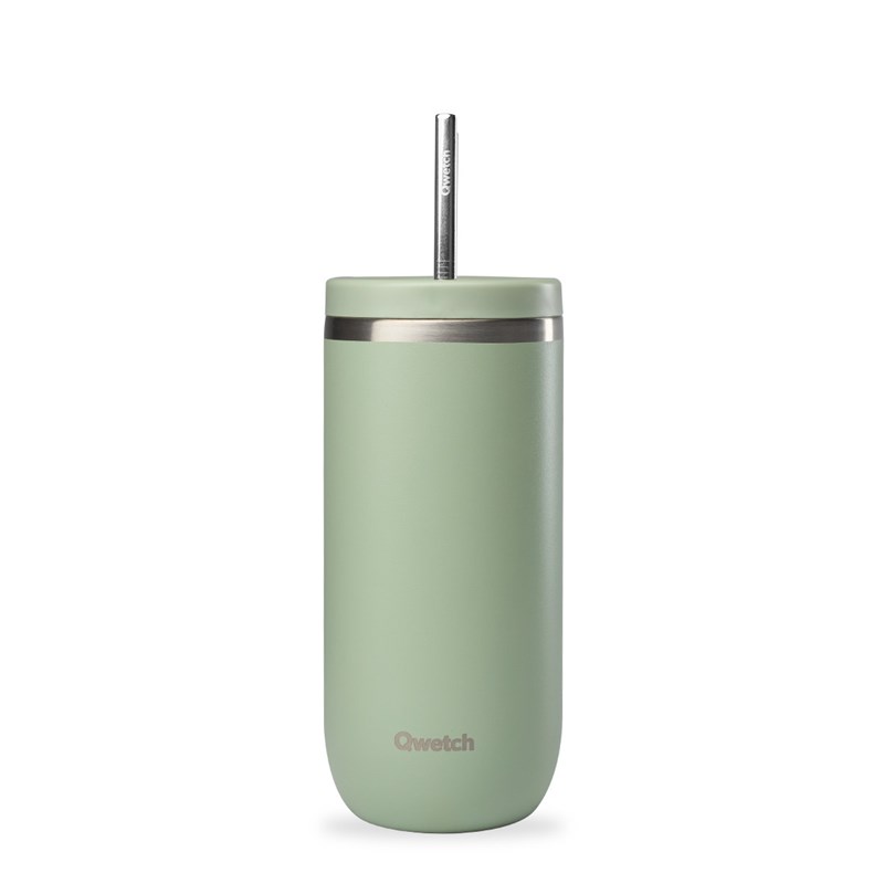 Qwetch cold cup isotherme inox vert