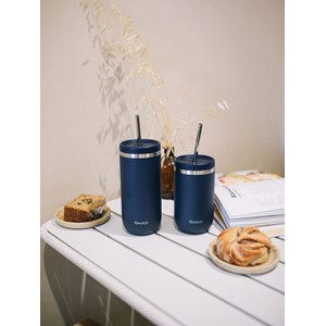 Qwetch cold cup isotherme inox  bleu Bleu foncé