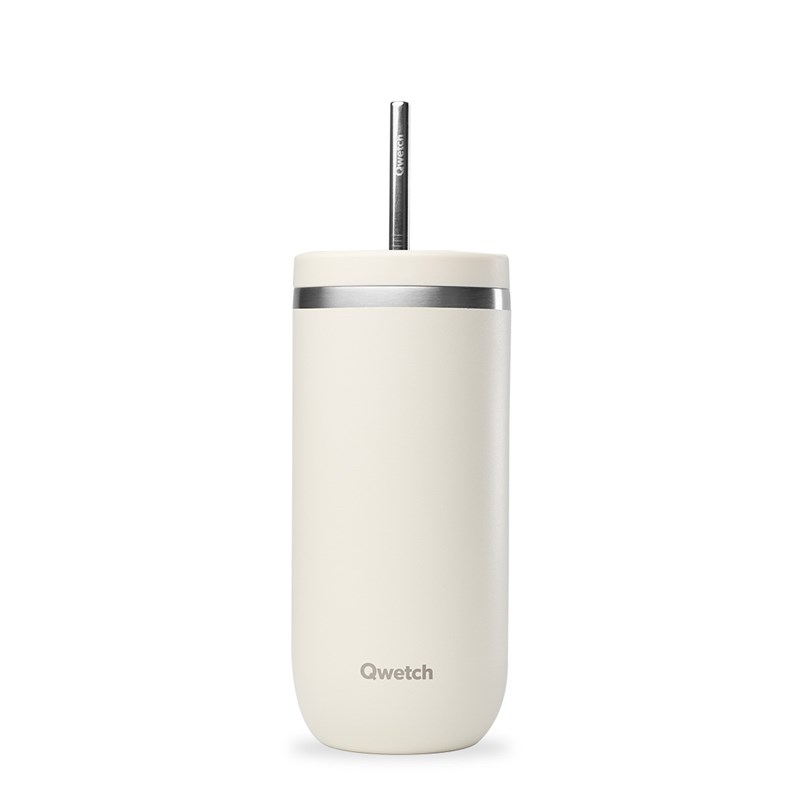 Qwetch cold cup isotherme inox sable