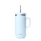 Qwetch cold cup isotherme inox avec anse Bleu clair