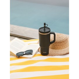 Qwetch travel cup isotherme inox  noir