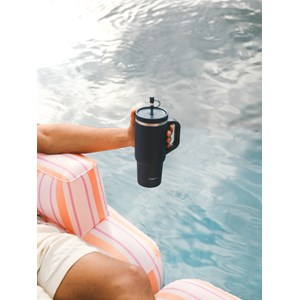 Qwetch travel cup isotherme inox  bleu Bleu foncé