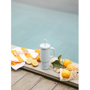 Qwetch travel cup isotherme inox  bleu Bleu clair