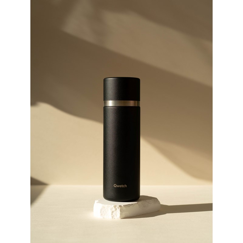 Qwetch thermo inox isotherme noir