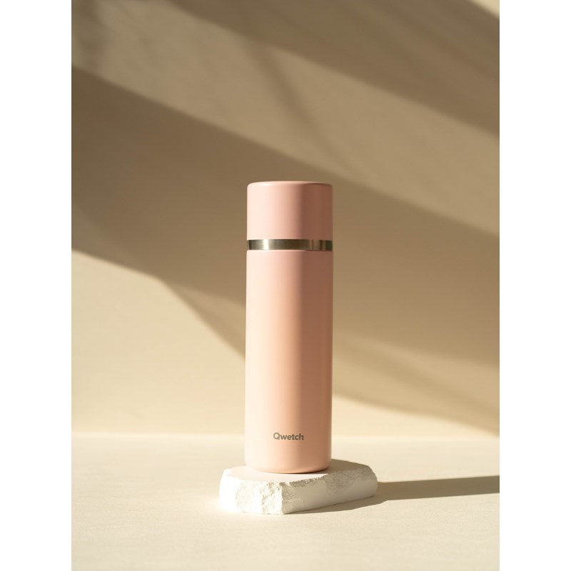 Qwetch thermo inox isotherme rose