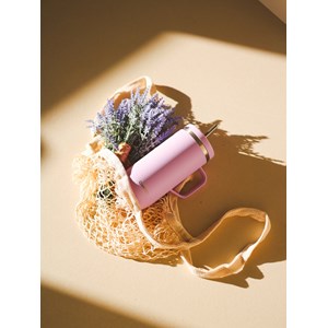 Qwetch cold cup isotherme inox avec anse Violet