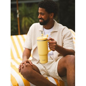 Qwetch travel cup isotherme citron Jaune