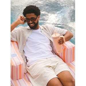 Qwetch travel cup isotherme  abricot Orange