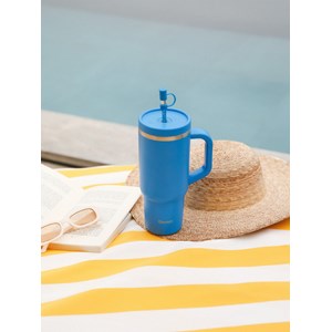 Qwetch travel cup isotherme azur Bleu