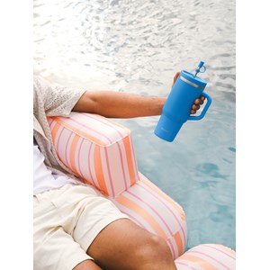 Qwetch travel cup isotherme azur Bleu