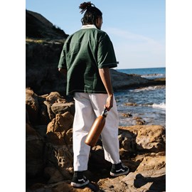 Qwetch bouteille isotherme titan - wood