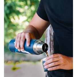 Qwetch thermo inox isotherme bleu marine