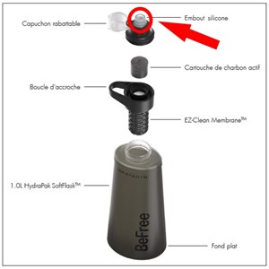 Embout silicone katadyn befree ac (lot de 3)