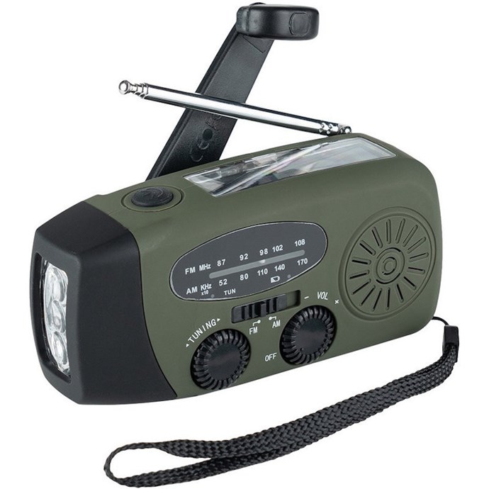 Radio à Manivelle IWP MD-088s Avec Lampe Torche LED Et Batterie 2000mAh