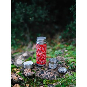 Qwetch théière isotherme - flowers Rouge